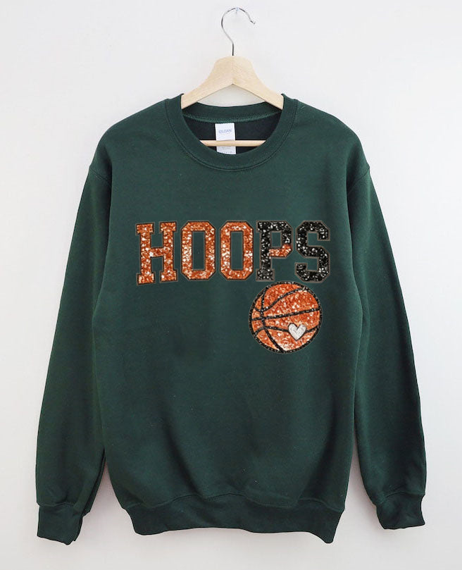 HOOPS, Basketball Sweatshirt