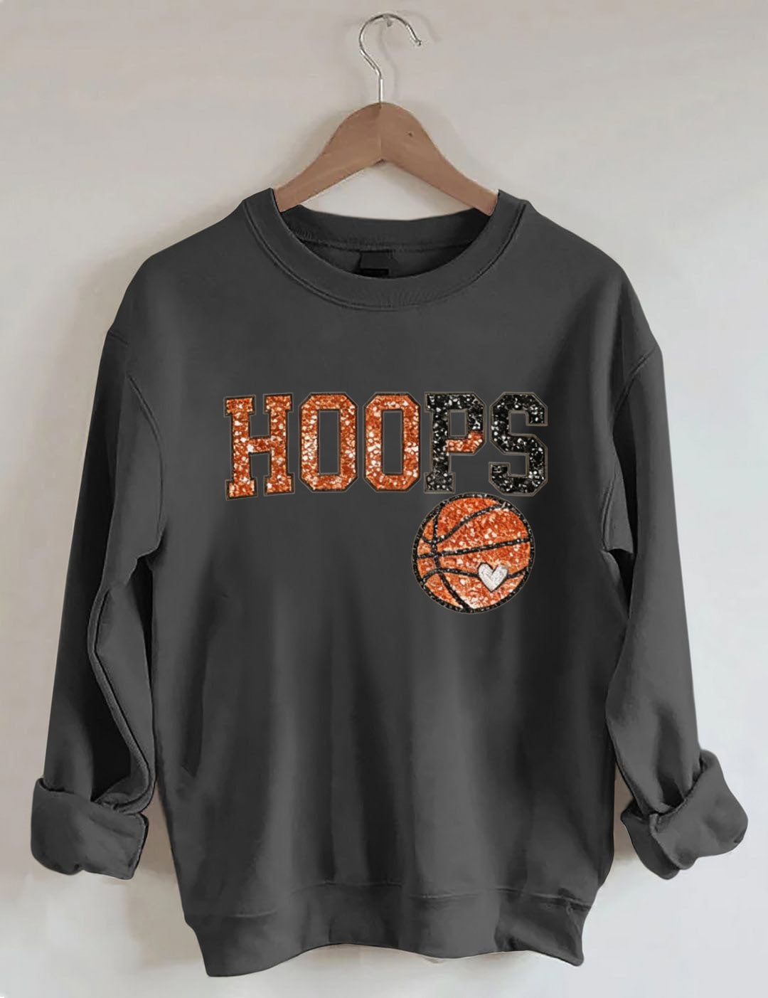 HOOPS, Basketball Sweatshirt