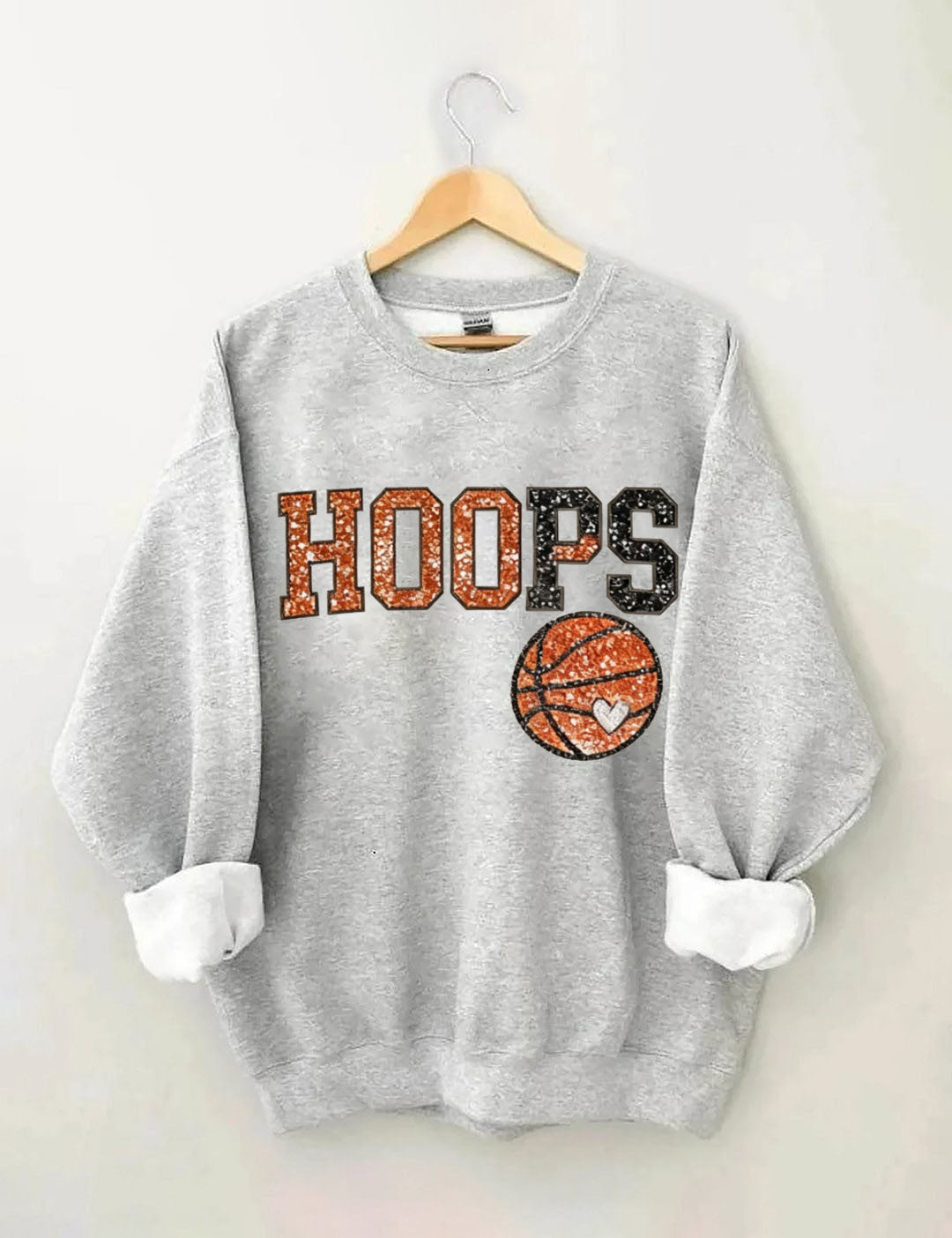 HOOPS, Basketball Sweatshirt