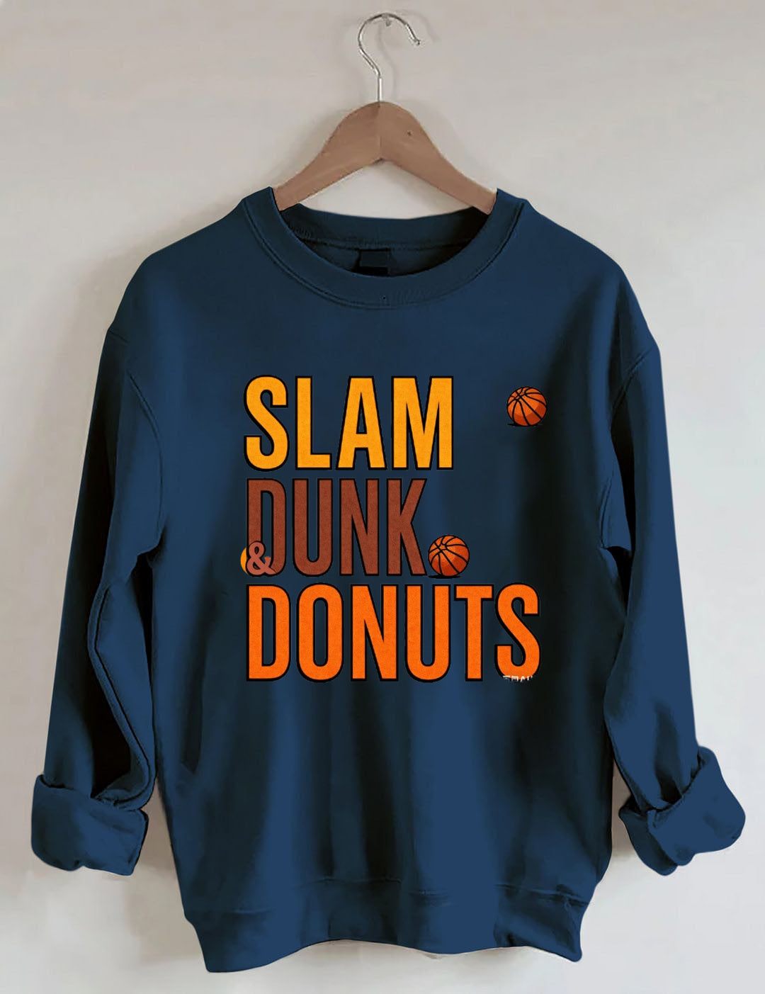 Slam Dunk Donuts Basketball Sweatshirt