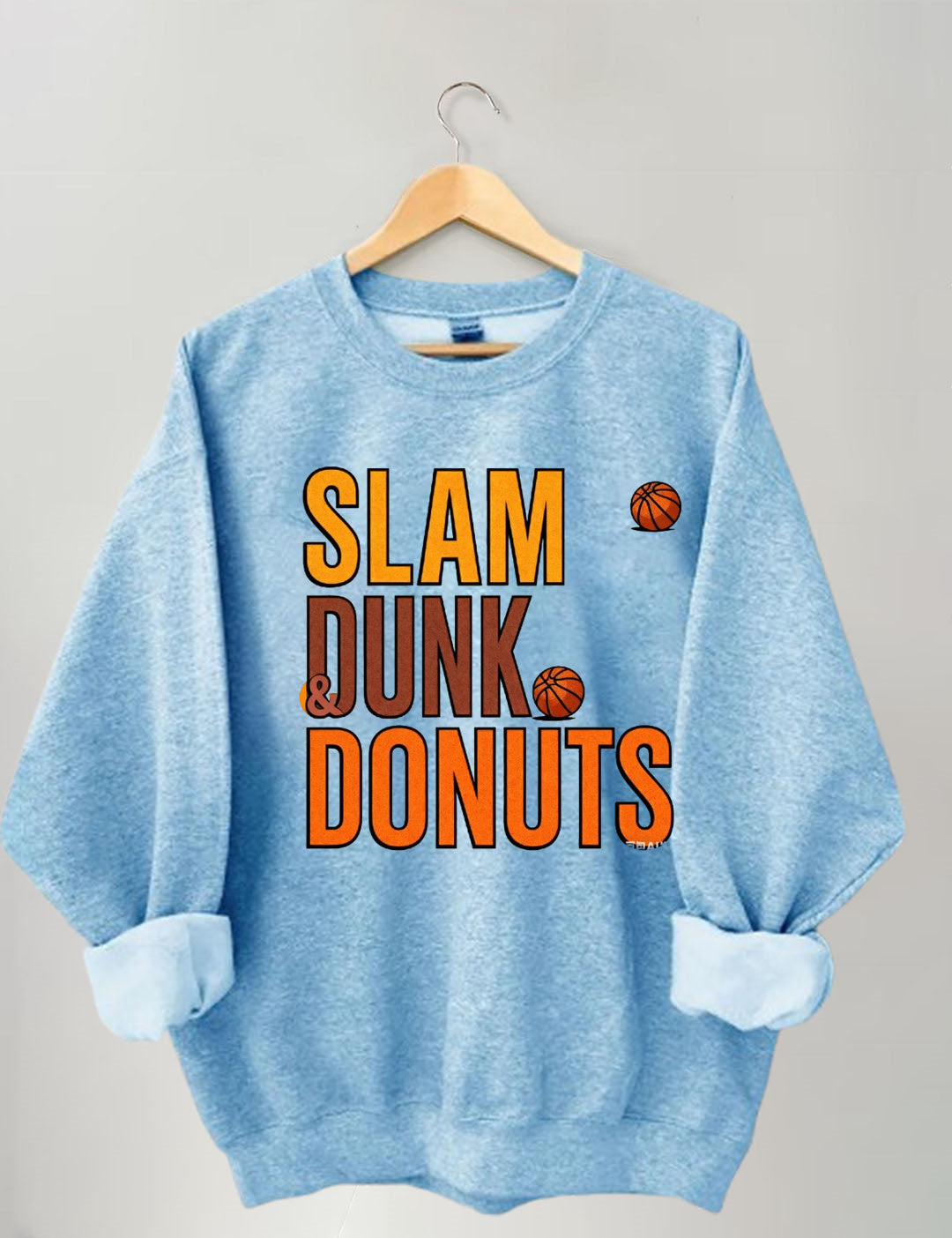 Slam Dunk Donuts Basketball Sweatshirt