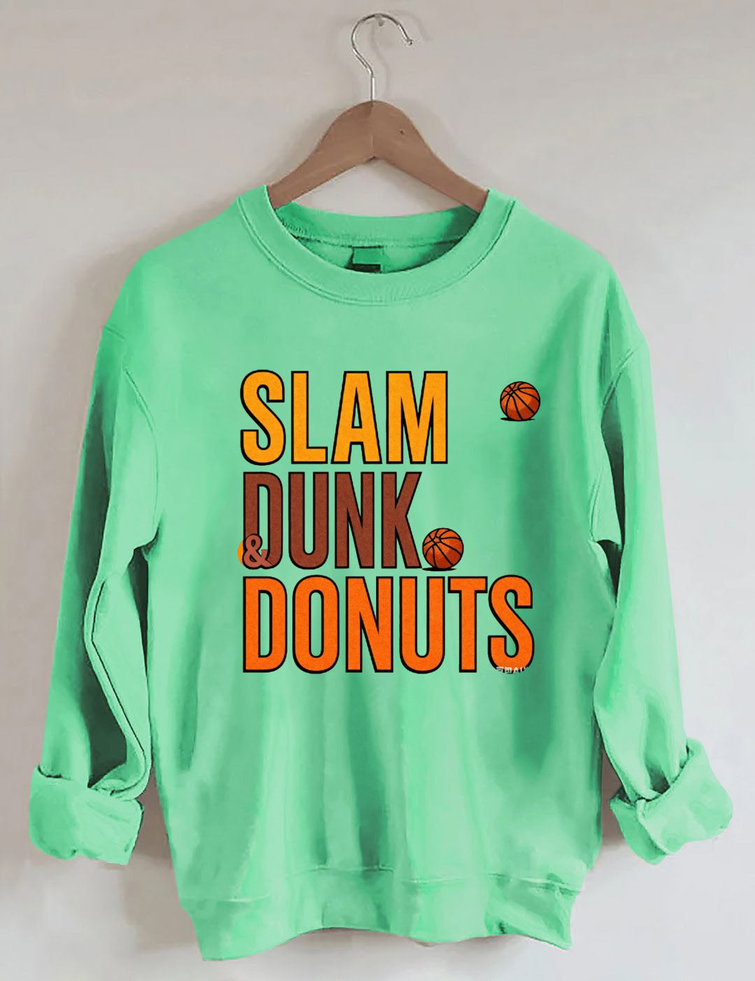 Slam Dunk Donuts Basketball Sweatshirt