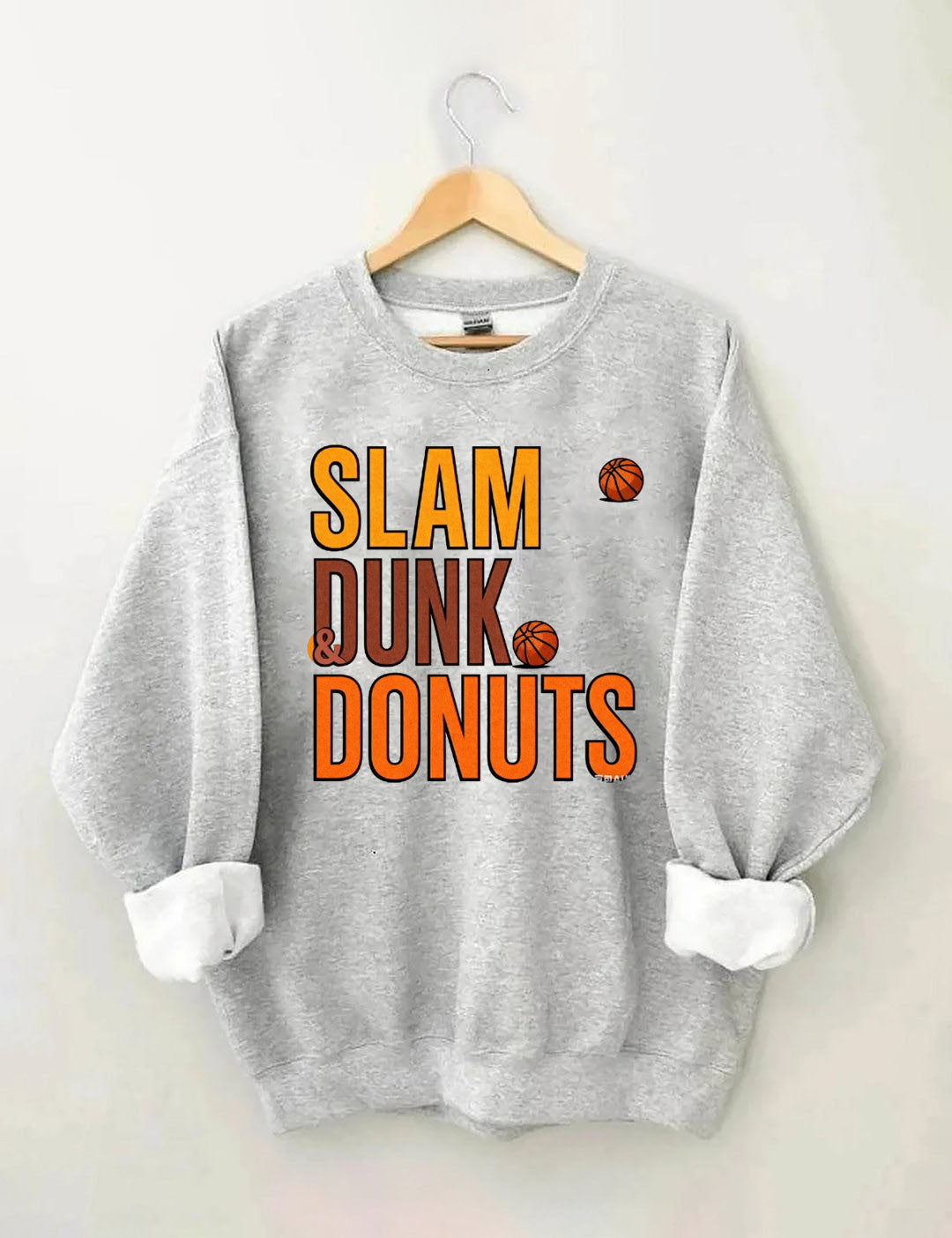 Slam Dunk Donuts Basketball Sweatshirt