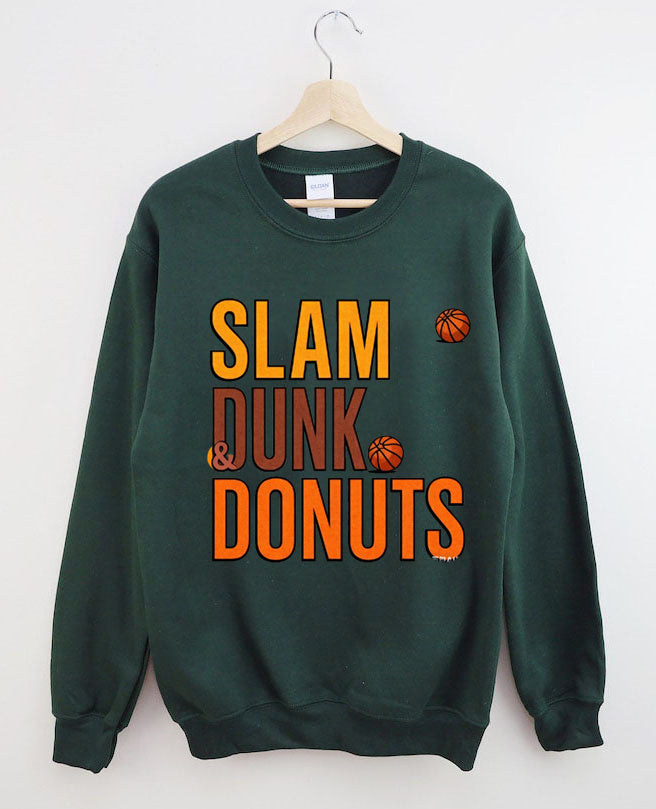 Slam Dunk Donuts Basketball Sweatshirt
