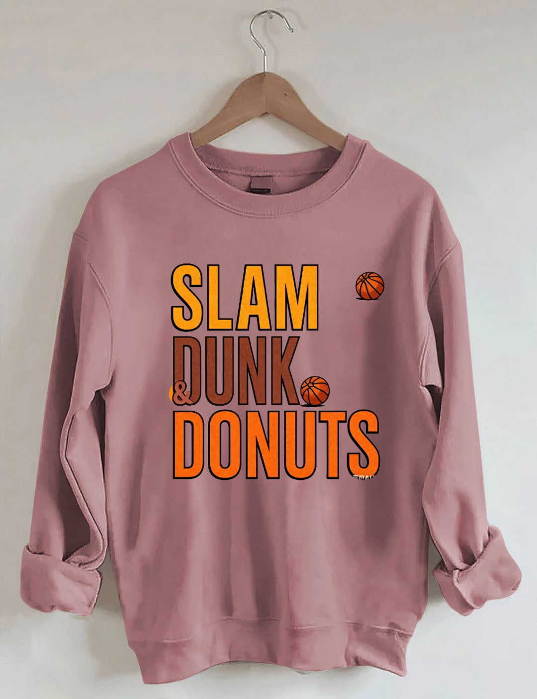 Slam Dunk Donuts Basketball Sweatshirt