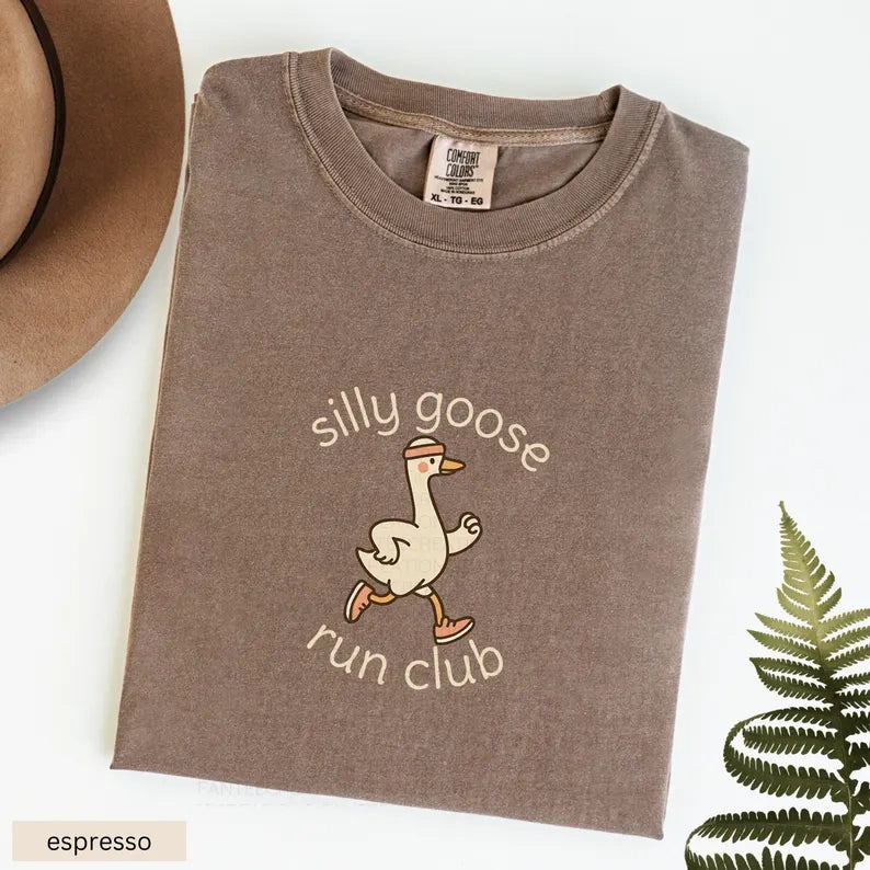 Silly Goose Runner ,Goose Running  T-Shirt