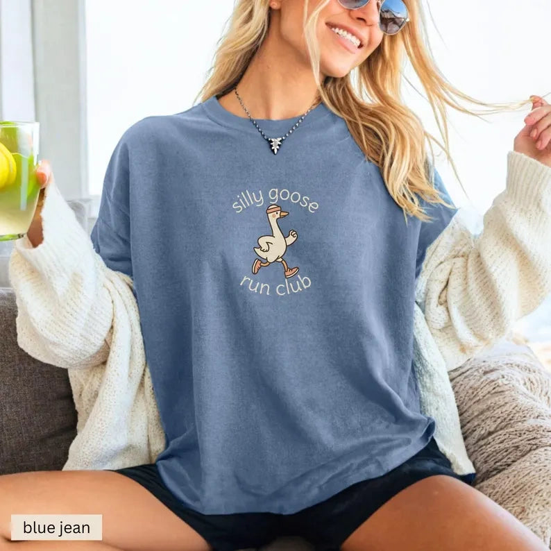 Silly Goose Runner ,Goose Running  T-Shirt