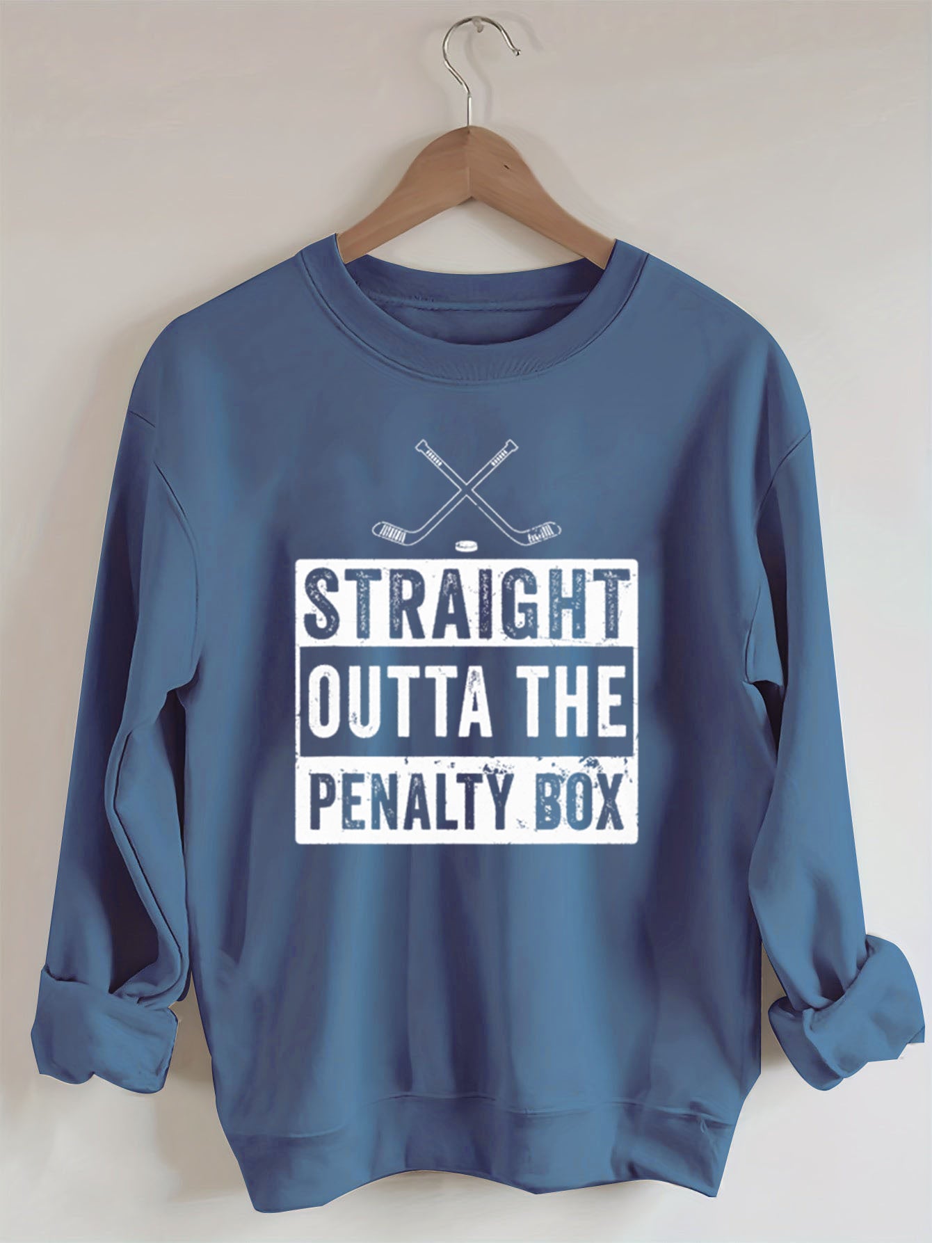 Ice Hockey Player Straight Outta The Penalty Box Sweatshirt