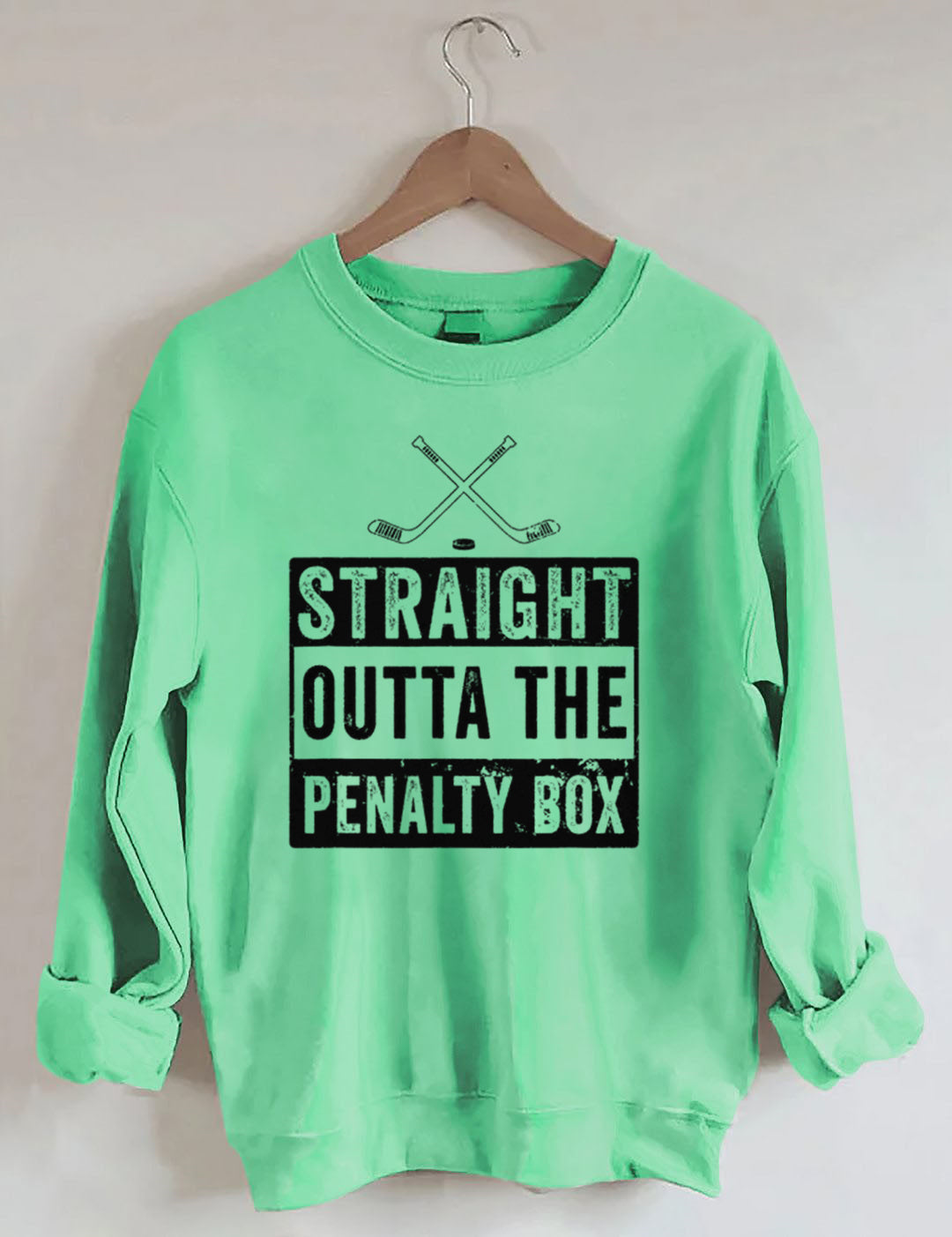 Ice Hockey Player Straight Outta The Penalty Box Sweatshirt
