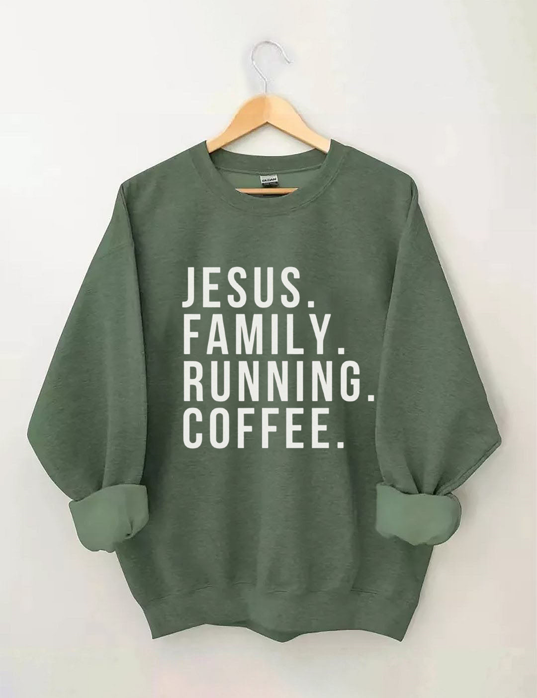 Jesus • Running • Faith • Motivation Sweatshirt