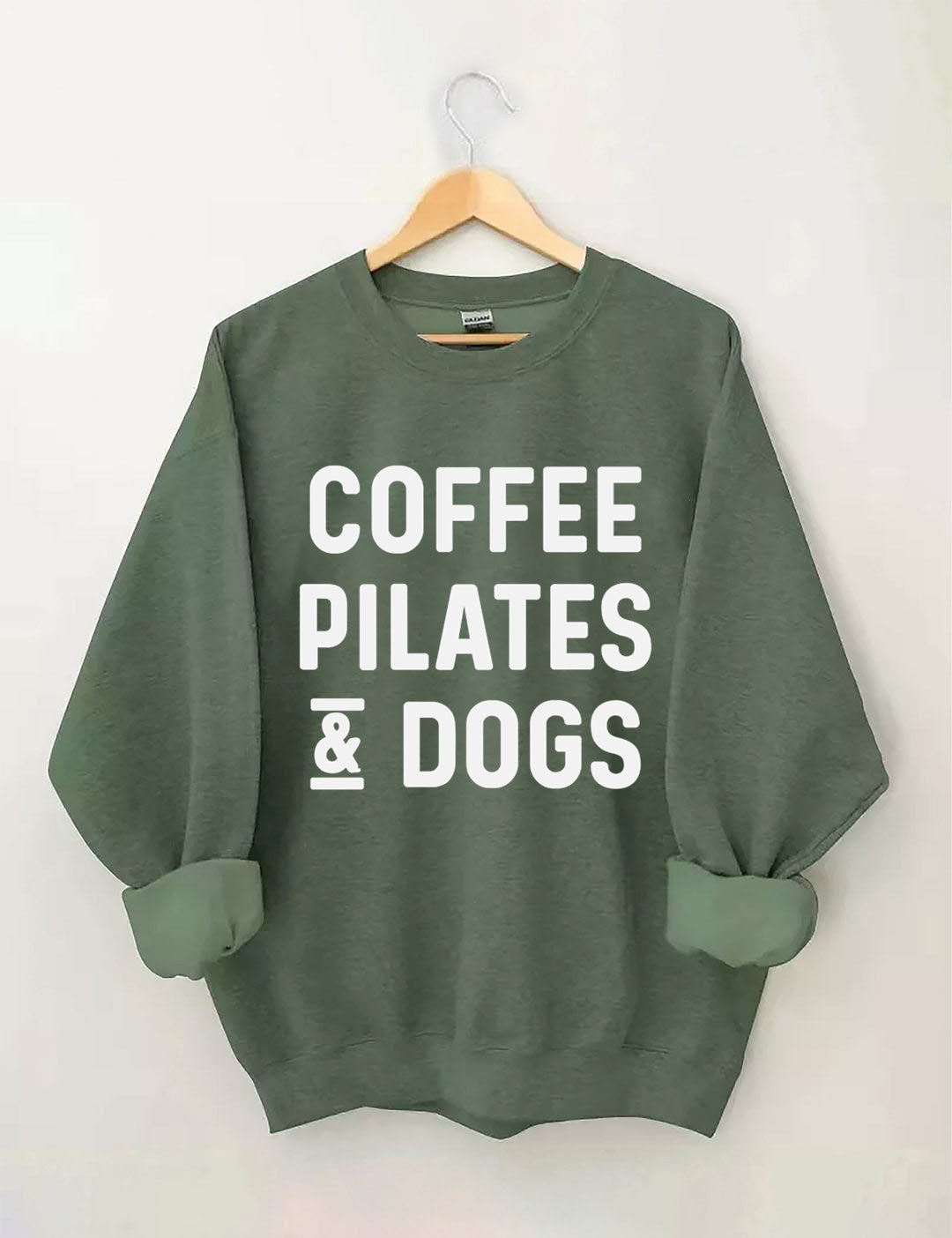 Coffee Pilates And  Dogs Sweatshirt