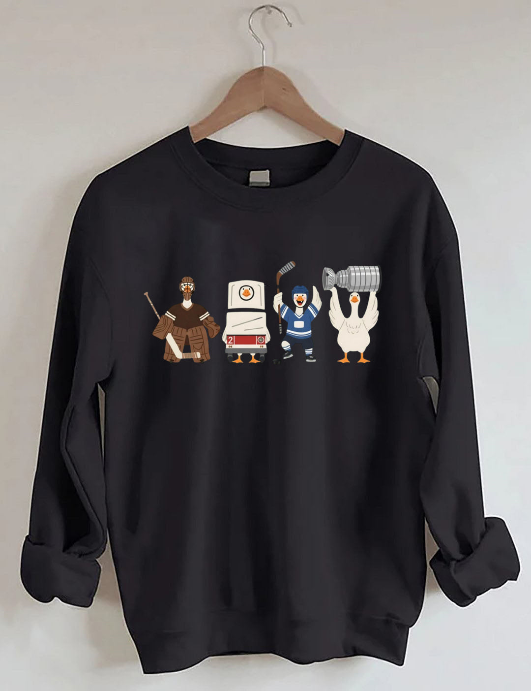 Funny Hockey Goose Sweatshirt