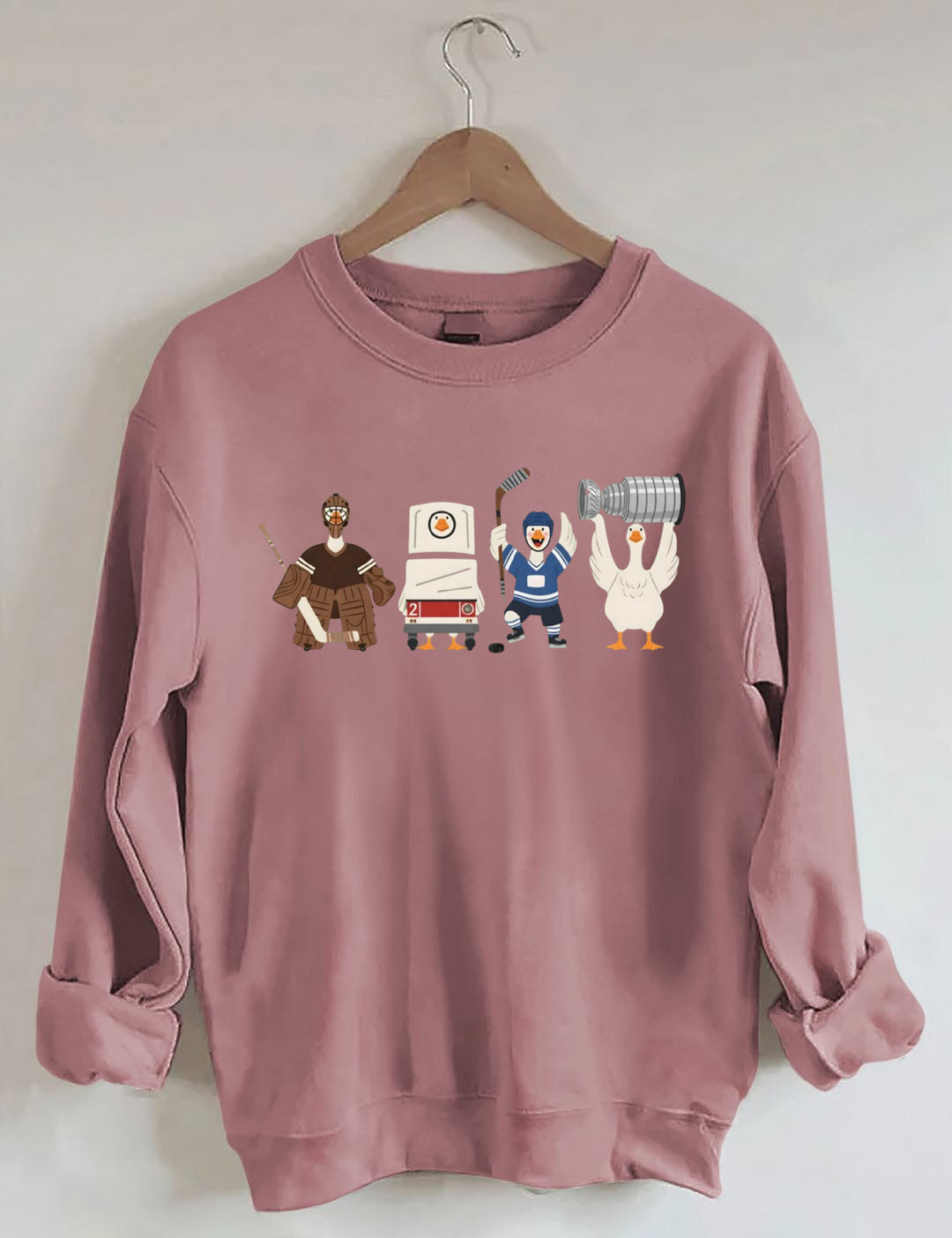 Funny Hockey Goose Sweatshirt