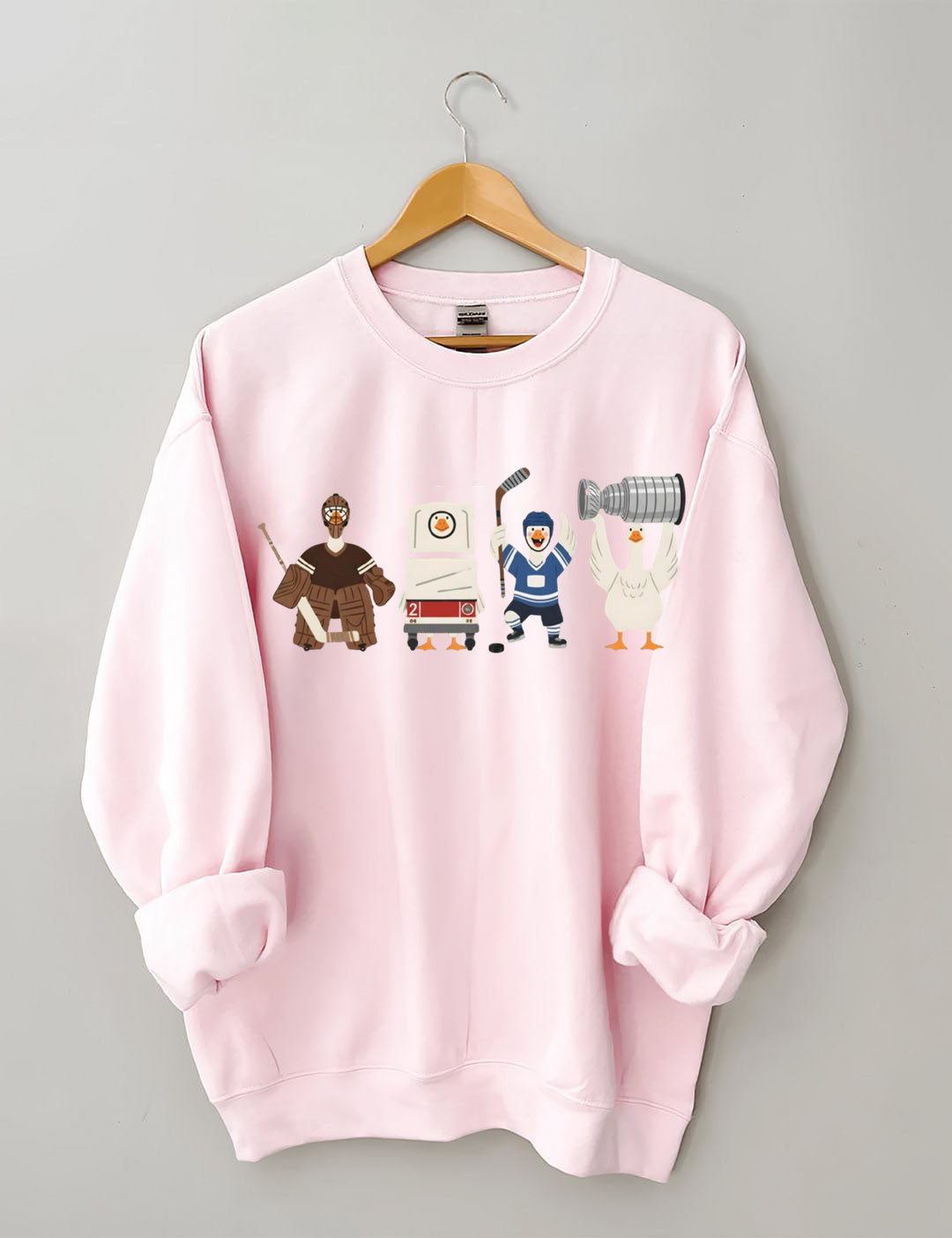 Funny Hockey Goose Sweatshirt