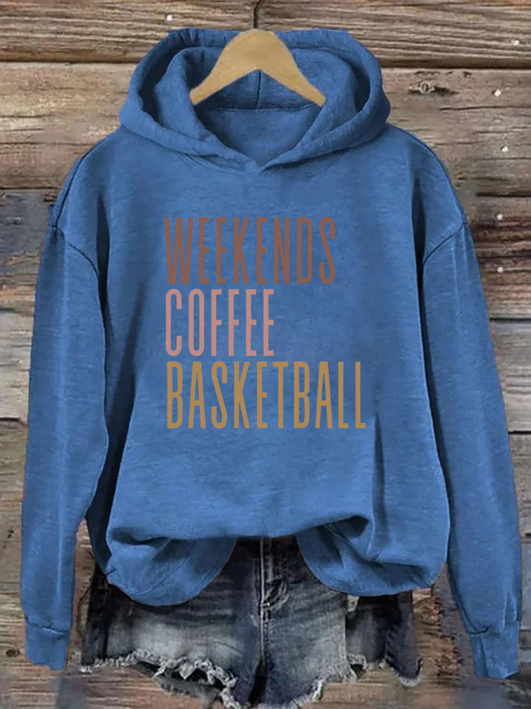Weekends Coffee Basketball Hoodie