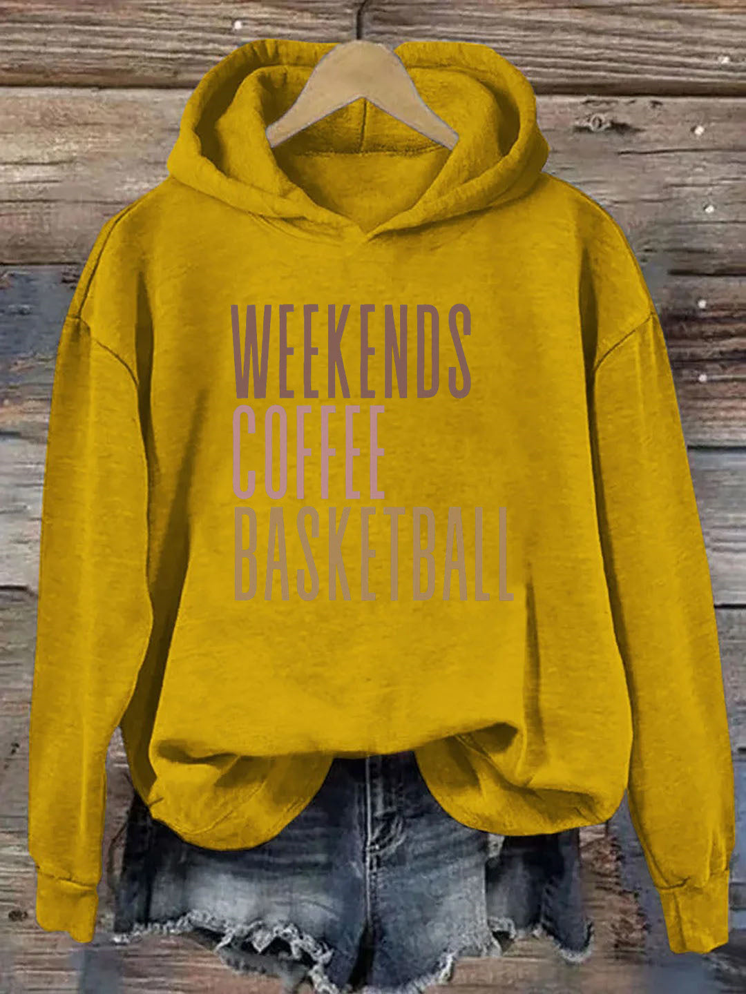 Weekends Coffee Basketball Hoodie