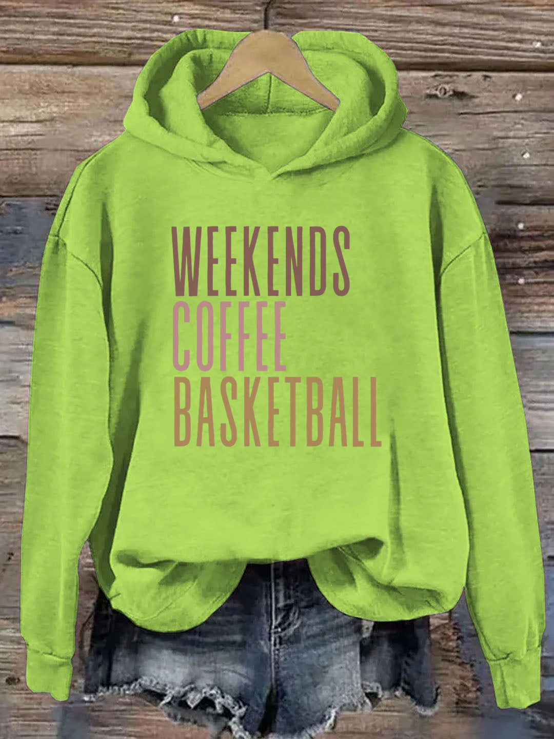 Weekends Coffee Basketball Hoodie