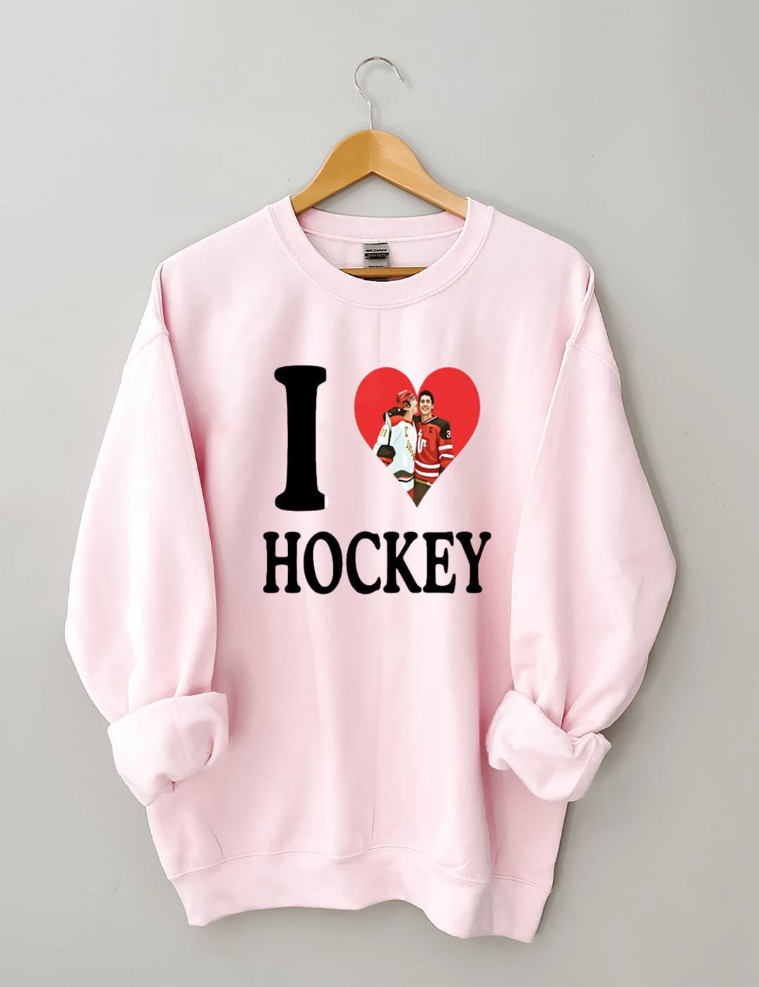I love Hockey,Ilya Rozanov Shane Hollander,Heated BookTok Gay Hockey, Rivalry Inspired Rozanov Sweatshirt