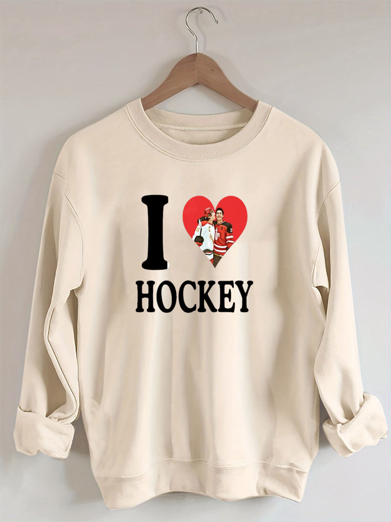 I love Hockey,Ilya Rozanov Shane Hollander,Heated BookTok Gay Hockey, Rivalry Inspired Rozanov Sweatshirt