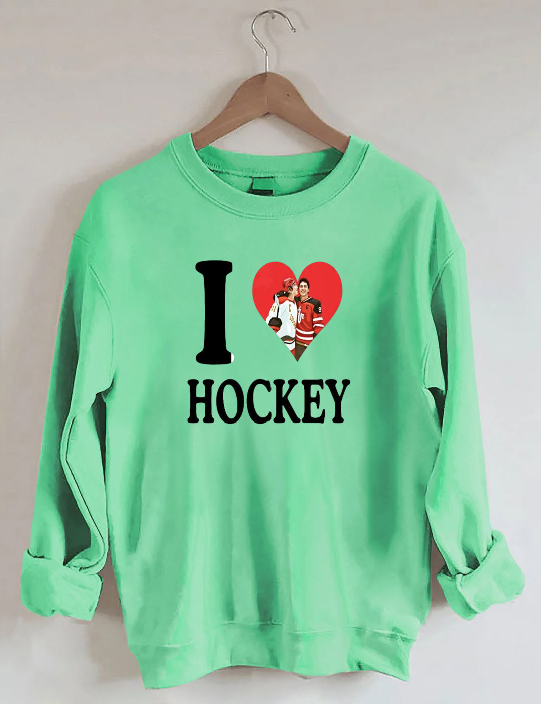 I love Hockey,Ilya Rozanov Shane Hollander,Heated BookTok Gay Hockey, Rivalry Inspired Rozanov Sweatshirt