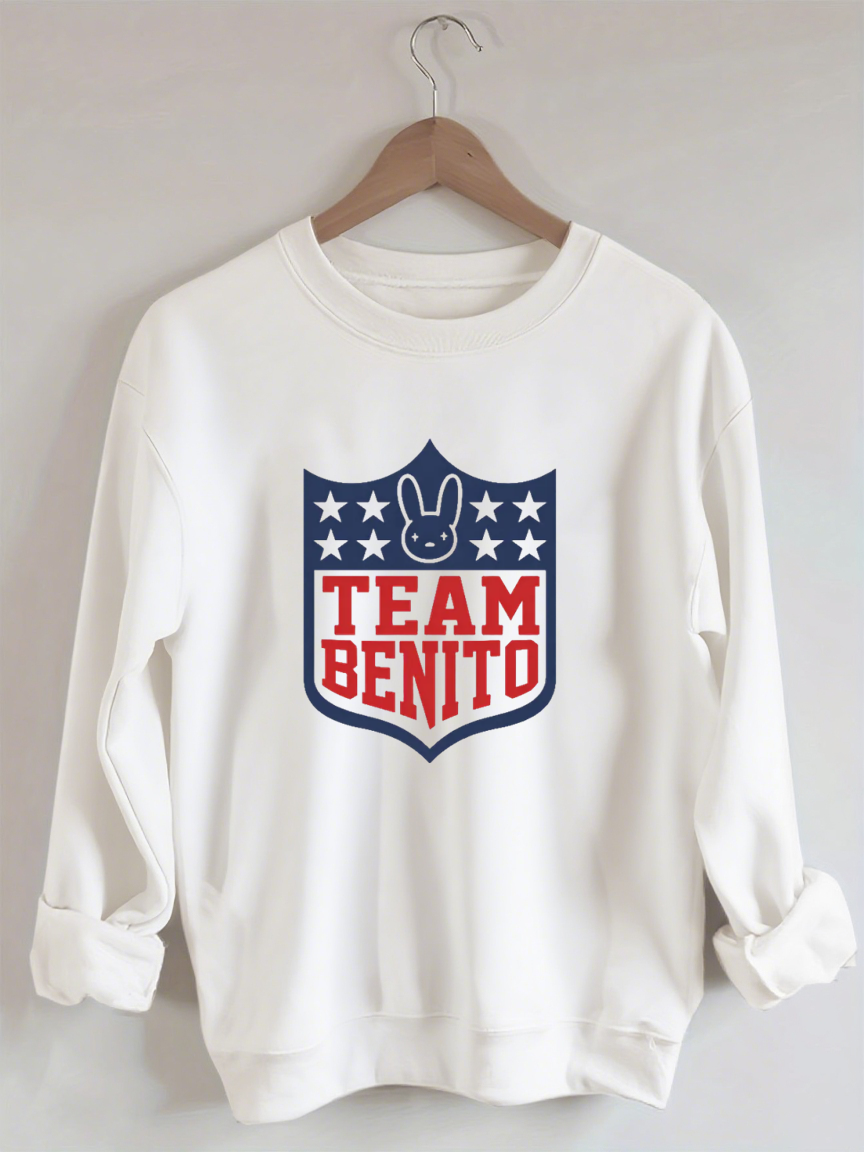 Team Benito Bowl Football Bunny Sweatshirt