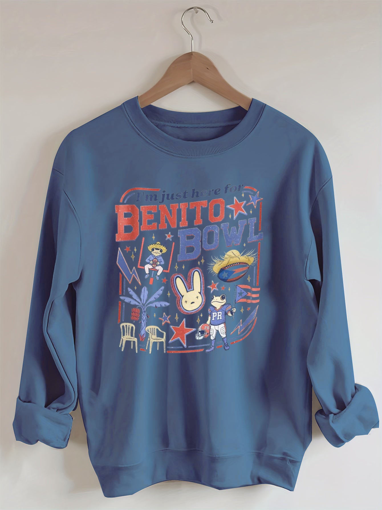 Funny Football Fan  Benito Bowl Sweatshirt