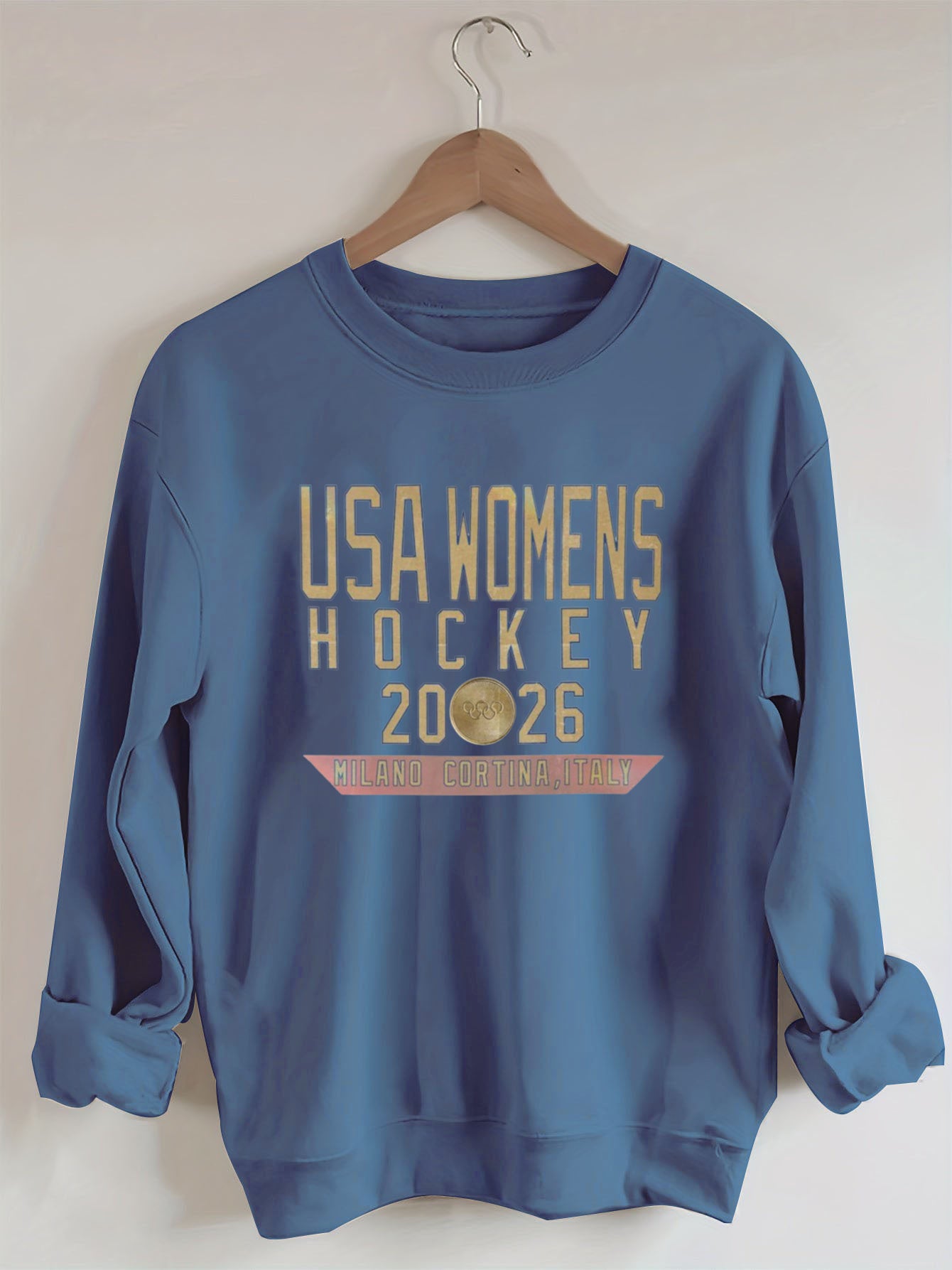 Vintage USA Womens Hockey 2026 Sweatshirt