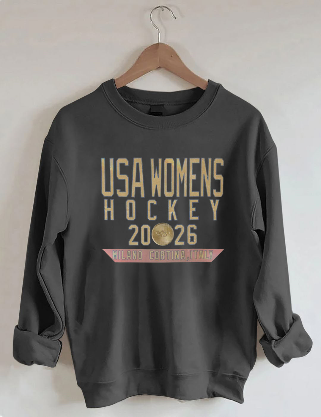 Vintage USA Womens Hockey 2026 Sweatshirt