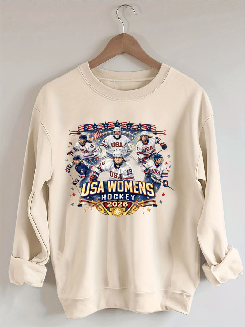 USA Women’s Hockey 2026 Shirt, Winter Games Sweatshirt