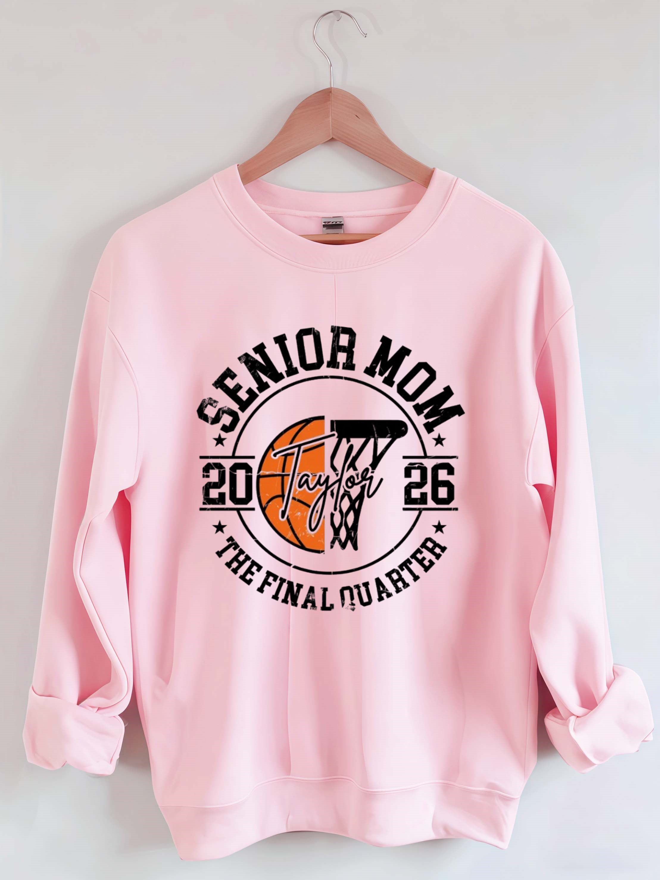 Senior Mom 2026 Basketball  Sweatshirt