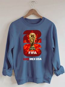 FIFA World Cup 2026 , USA Canada Mexico Soccer Sweatshirt