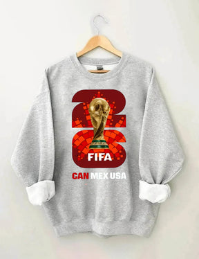 FIFA World Cup 2026 , USA Canada Mexico Soccer Sweatshirt