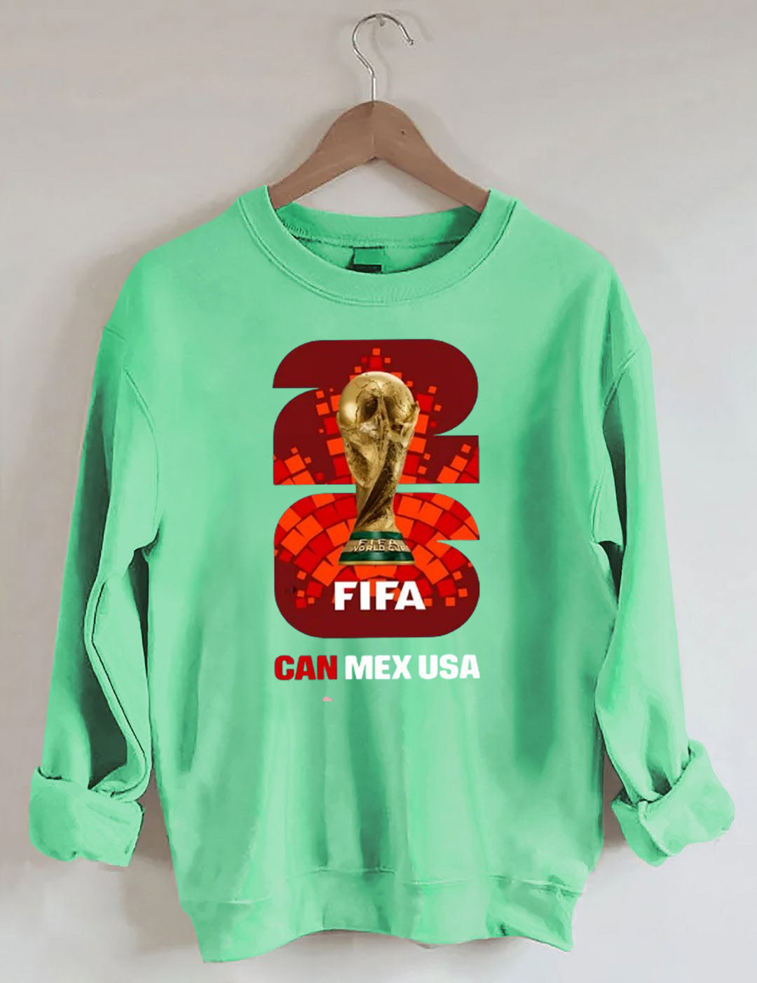 FIFA World Cup 2026 , USA Canada Mexico Soccer Sweatshirt