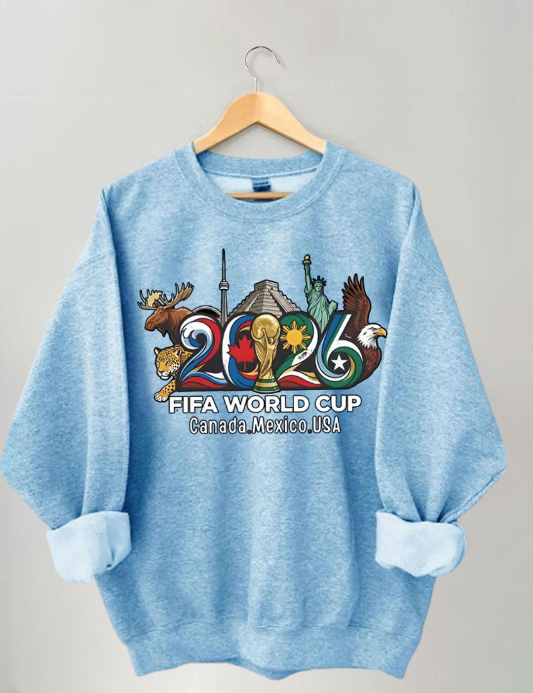 FIFA World Cup 2026 , USA Canada Mexico Soccer, Football Fan , World Cup Gift Sweatshirt