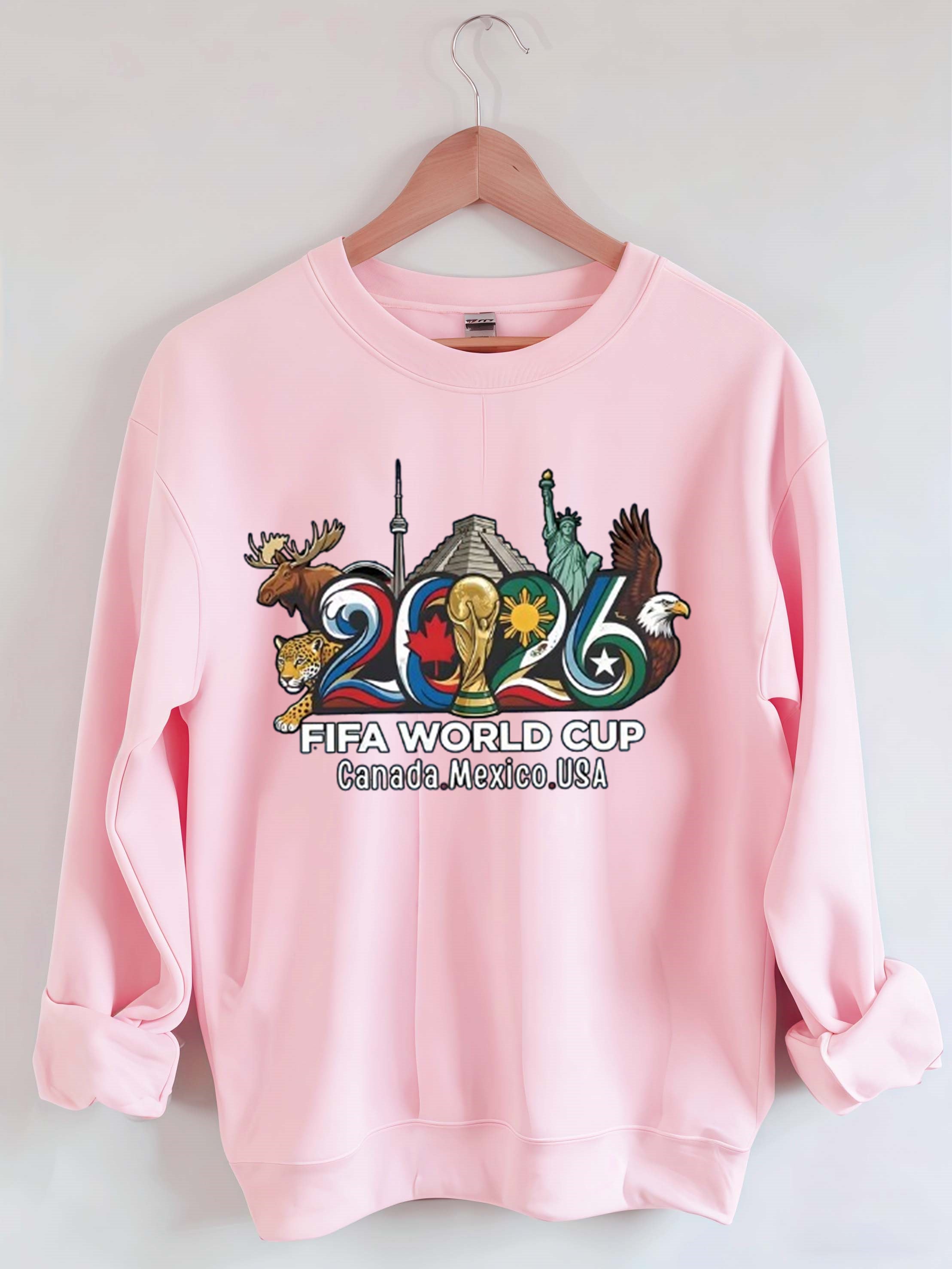 FIFA World Cup 2026 , USA Canada Mexico Soccer, Football Fan , World Cup Gift Sweatshirt