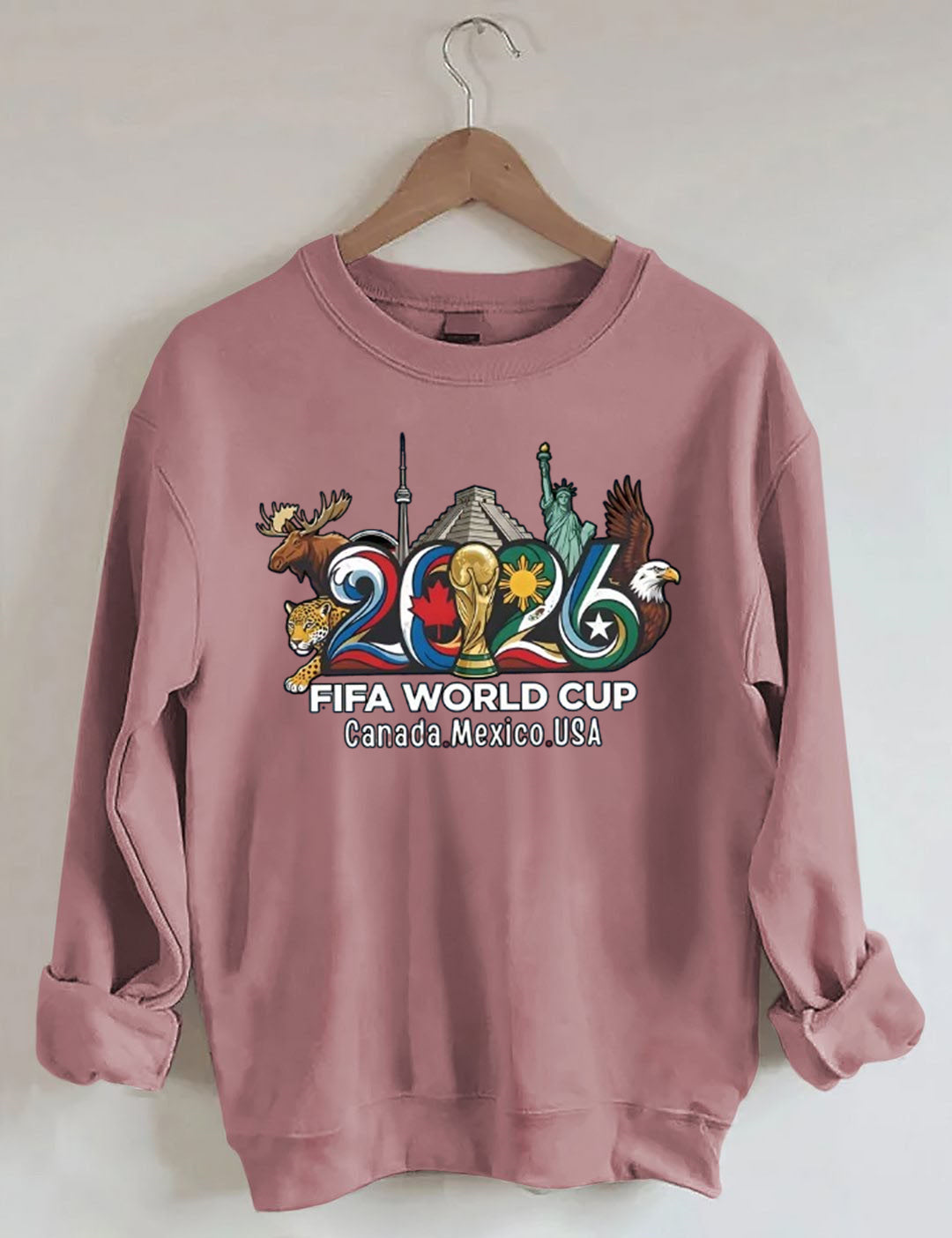 FIFA World Cup 2026 , USA Canada Mexico Soccer, Football Fan , World Cup Gift Sweatshirt