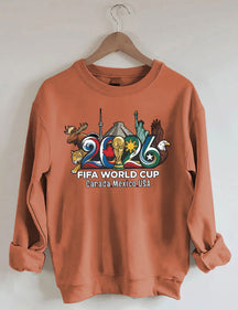 FIFA World Cup 2026 , USA Canada Mexico Soccer, Football Fan , World Cup Gift Sweatshirt