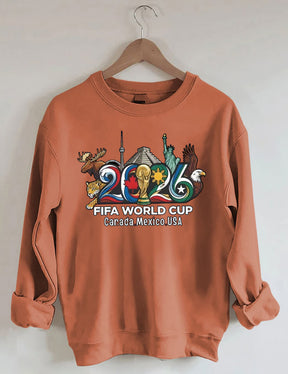 FIFA World Cup 2026 , USA Canada Mexico Soccer, Football Fan , World Cup Gift Sweatshirt