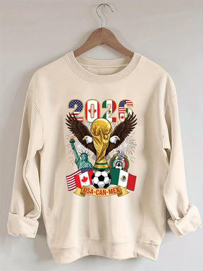 2026 World Cup,Soccer Cup USA Canada Mexico Sweatshirt