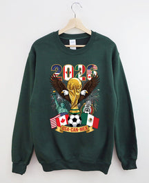 2026 World Cup,Soccer Cup USA Canada Mexico Sweatshirt