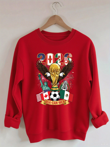 2026 World Cup,Soccer Cup USA Canada Mexico Sweatshirt