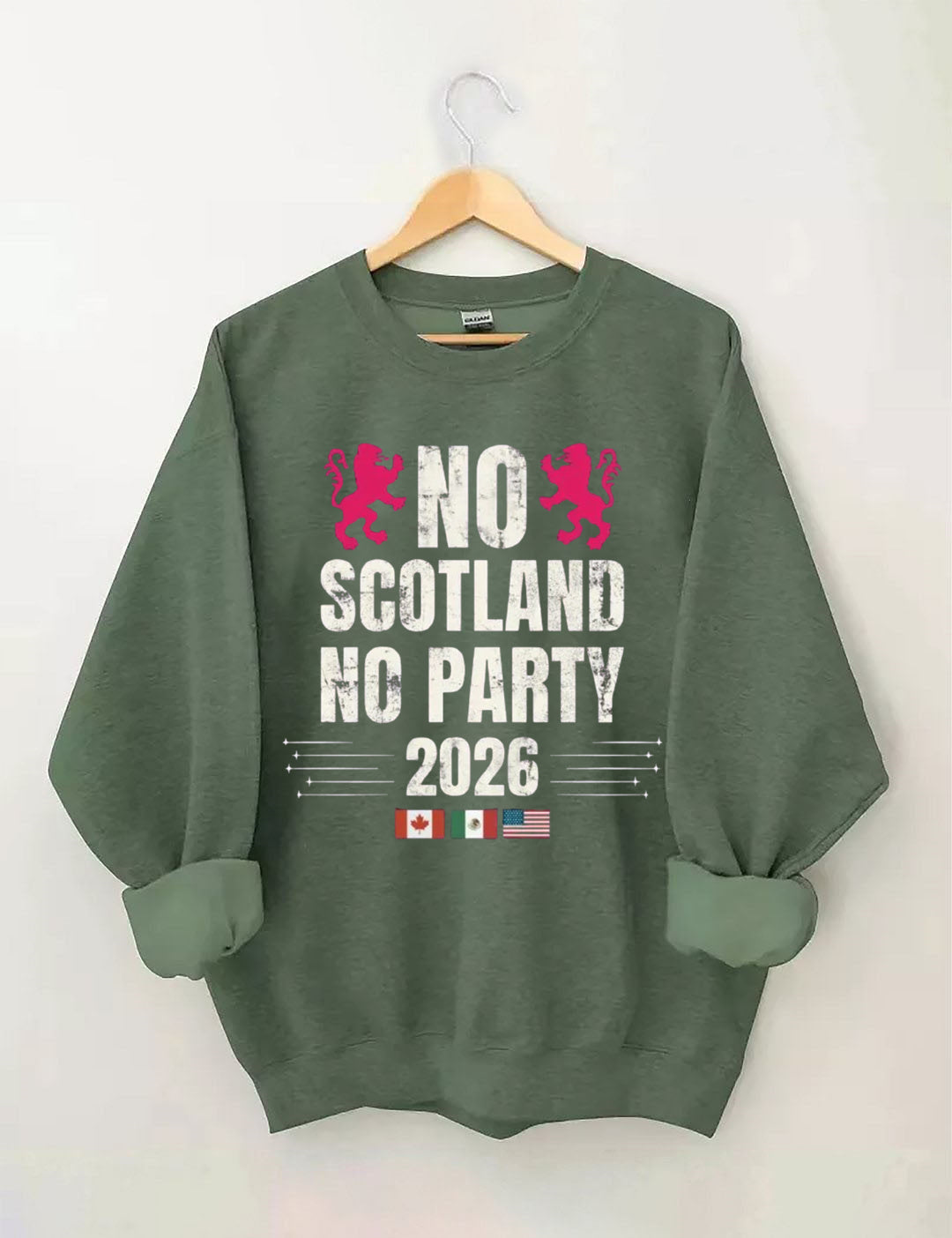 No Scotland No Party 2026,World Cup 2026,Soccer Game Day Sweatshirt