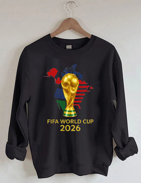 FIFA World Cup 2026 , USA Canada Mexico Soccer, Football Fan , World Cup Gift Sweatshirt