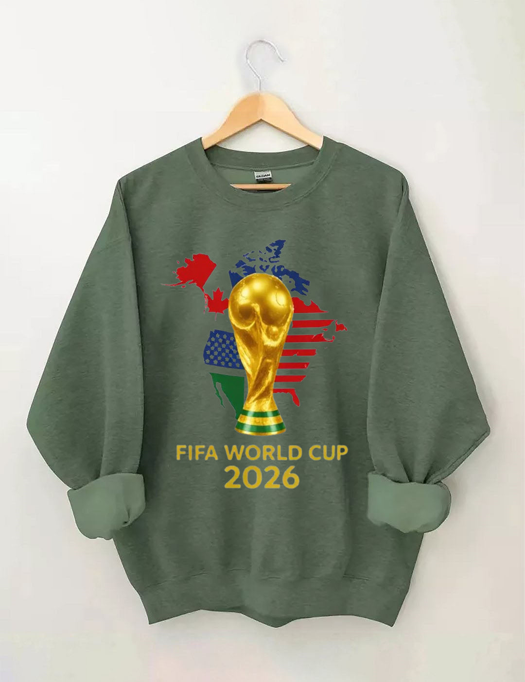 FIFA World Cup 2026 , USA Canada Mexico Soccer, Football Fan , World Cup Gift Sweatshirt