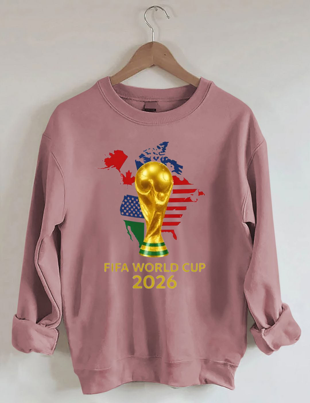 FIFA World Cup 2026 , USA Canada Mexico Soccer, Football Fan , World Cup Gift Sweatshirt