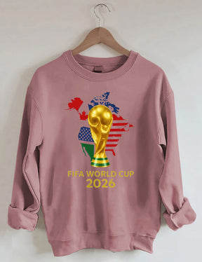 FIFA World Cup 2026 , USA Canada Mexico Soccer, Football Fan , World Cup Gift Sweatshirt