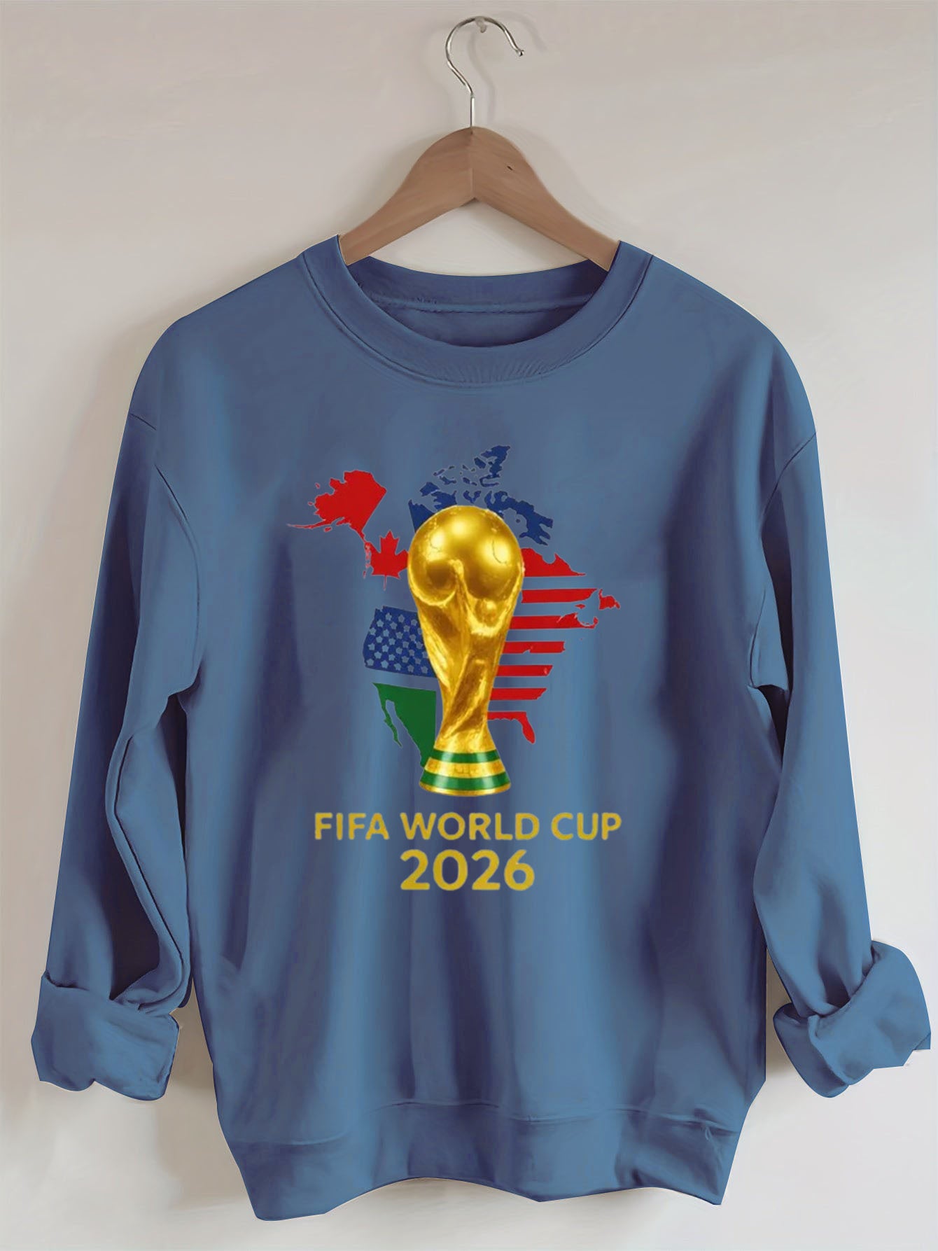 FIFA World Cup 2026 , USA Canada Mexico Soccer, Football Fan , World Cup Gift Sweatshirt
