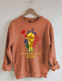 FIFA World Cup 2026 , USA Canada Mexico Soccer, Football Fan , World Cup Gift Sweatshirt