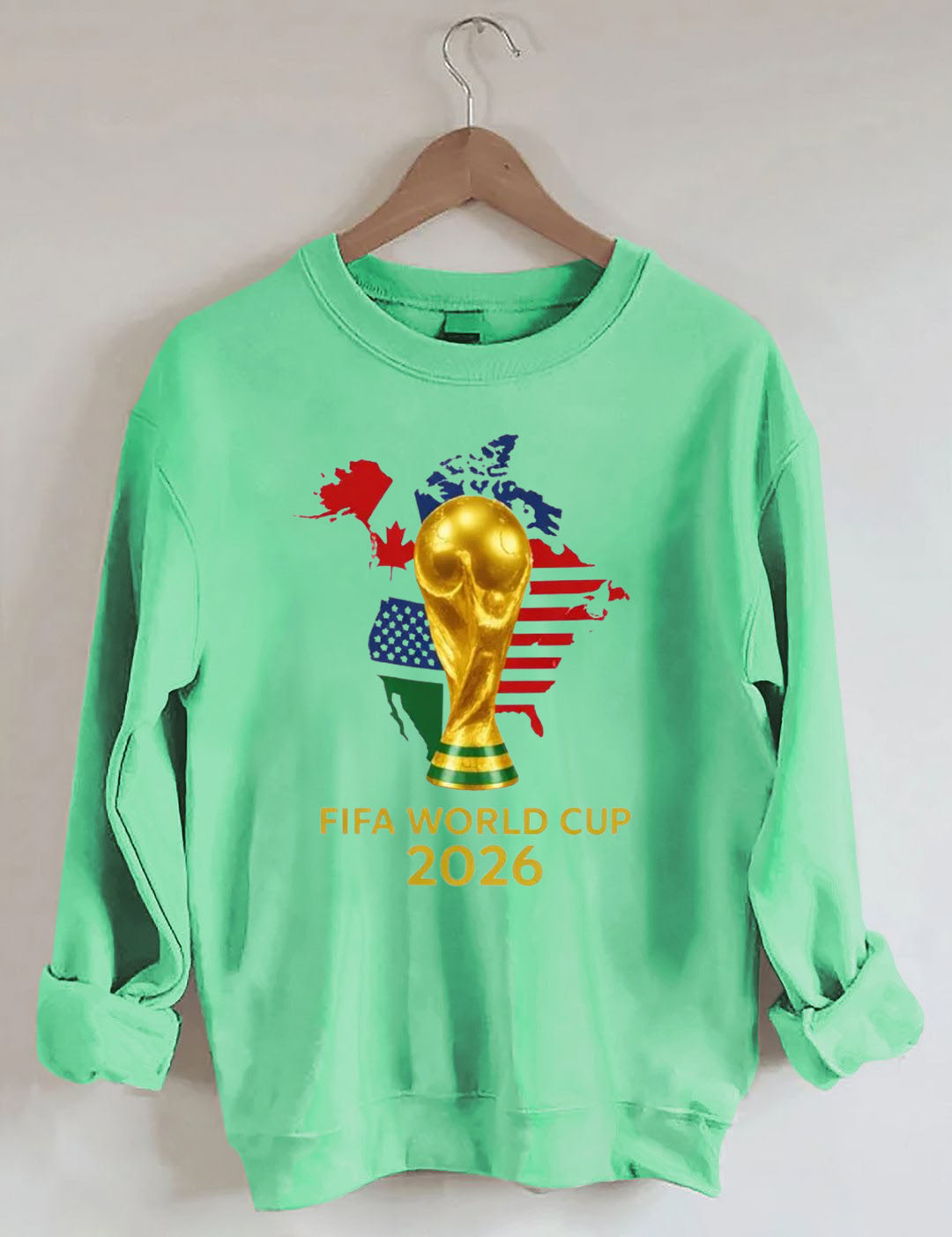 FIFA World Cup 2026 , USA Canada Mexico Soccer, Football Fan , World Cup Gift Sweatshirt