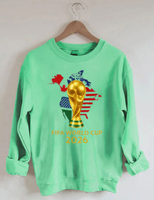 FIFA World Cup 2026 , USA Canada Mexico Soccer, Football Fan , World Cup Gift Sweatshirt